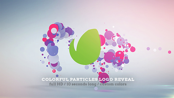 Colorful Particles Logo