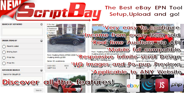 ScriptBay - Advanced Affiliate Ebay Script - CodeCanyon Item for Sale
