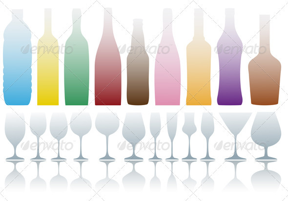 Bottles And Glasses