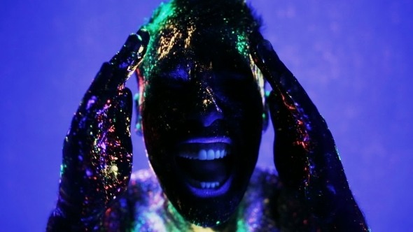 Facial Expressions Man In Ultraviolet Light alt