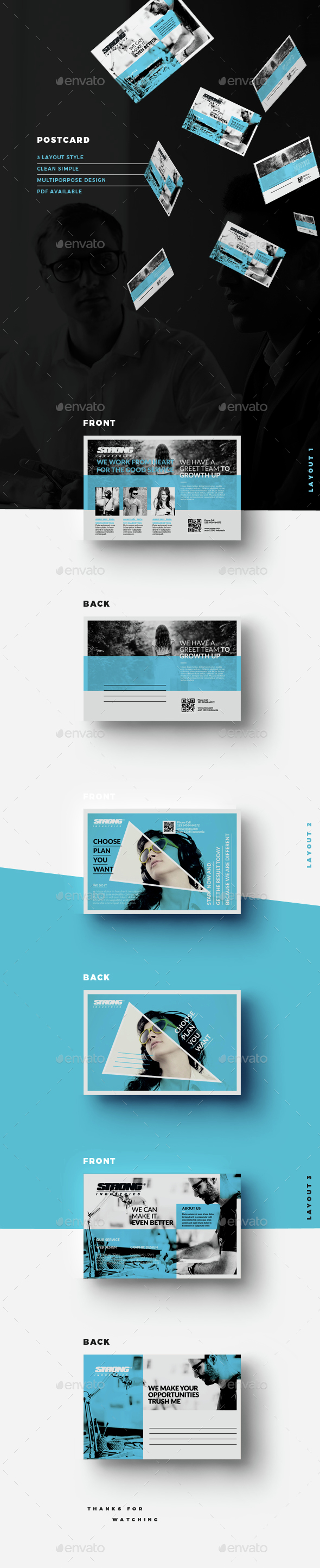 Postcard - Cards & Invites Print Templates
