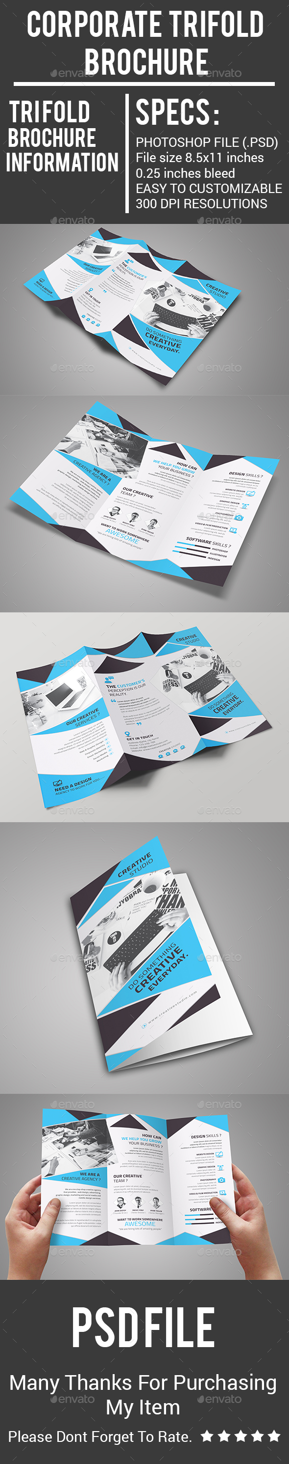 Corporate TriFold Brochure - Corporate Brochures