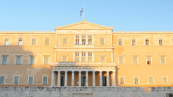 View of Greek Parliament, Athens, Greece