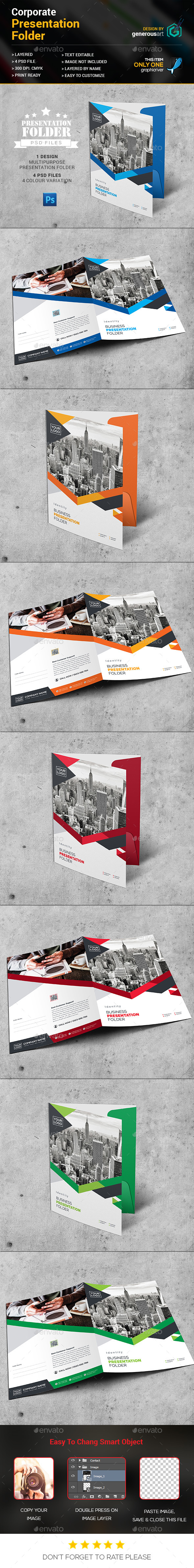 Presentation Folder - Stationery Print Templates