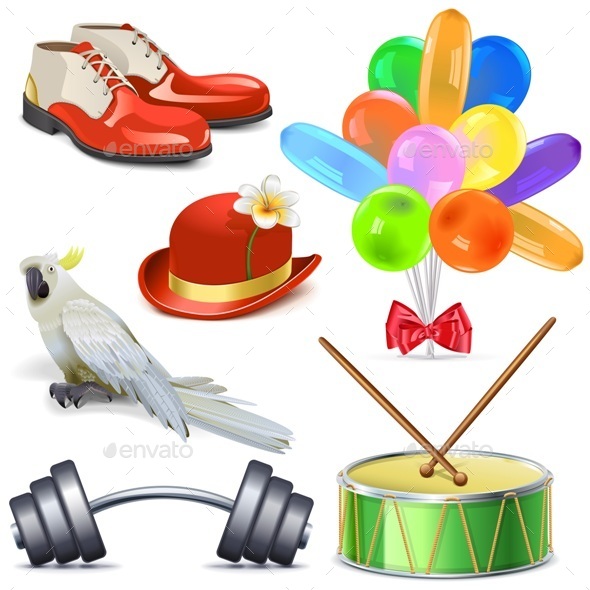 Circus Icons Set 4 - Miscellaneous Seasons/Holidays