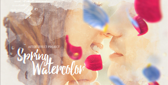 Spring Watercolor - VideoHive 14829529