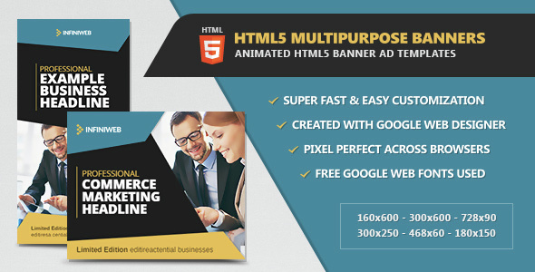 HTML5 Multipurpose Animated - CodeCanyon 14829550