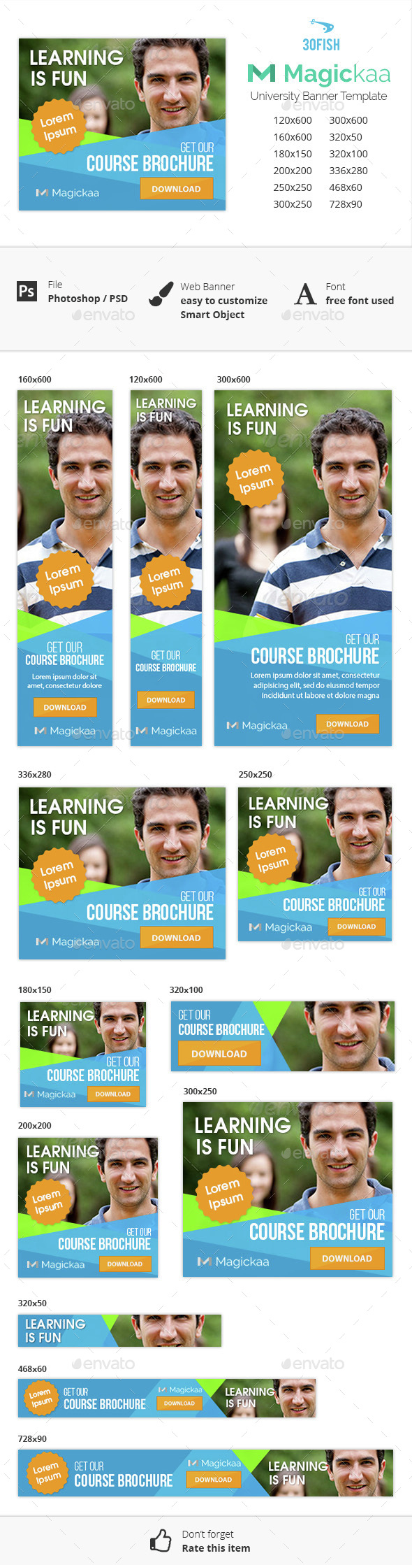 Magickaa University Banner - Banners & Ads Web Elements
