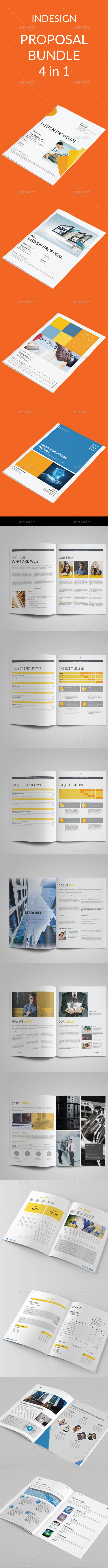Proposal Bundle | 4 in 1 - Proposals & Invoices Stationery