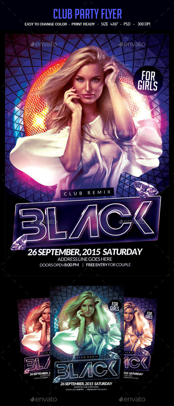 Club Party Flyer - Clubs & Parties Events
