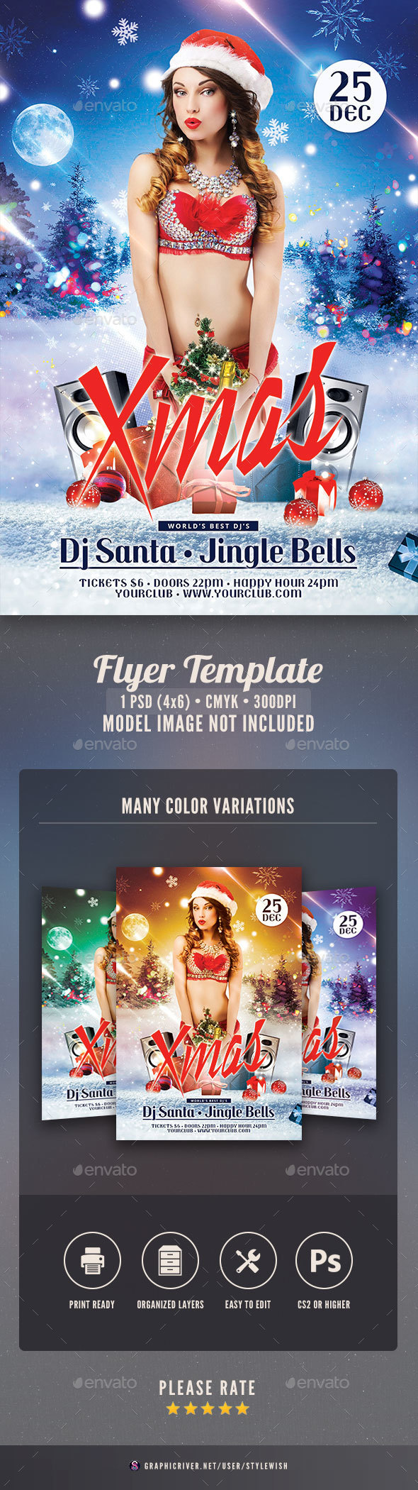 Xmas Flyer - Clubs & Parties Events