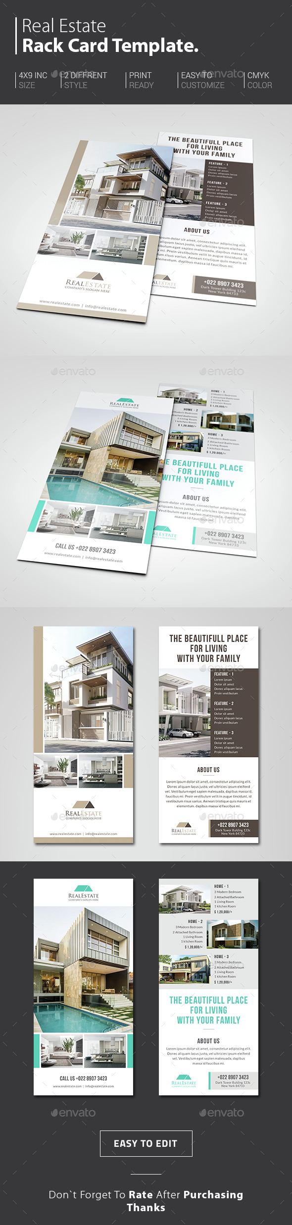 Real Estate Rack Card - Corporate Flyers