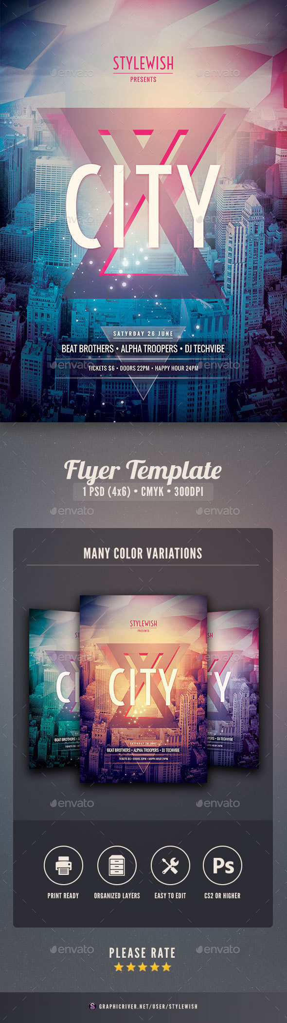 City Flyer - Clubs & Parties Events