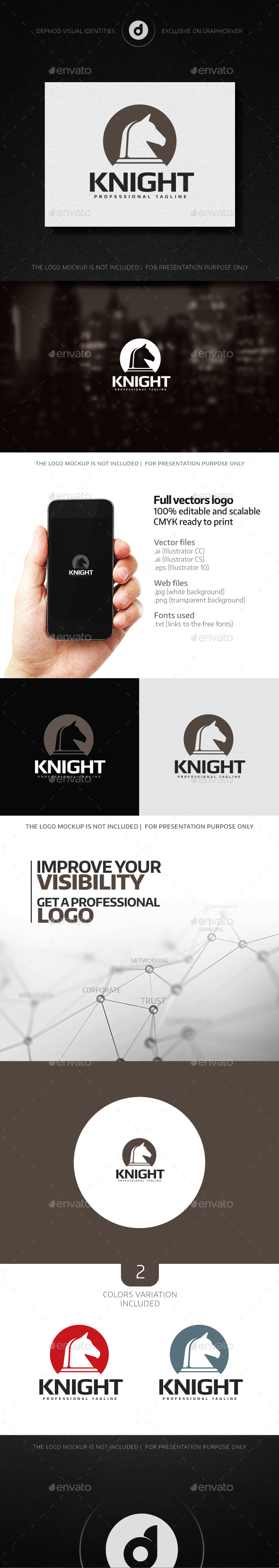 Knight Logo - Symbols Logo Templates