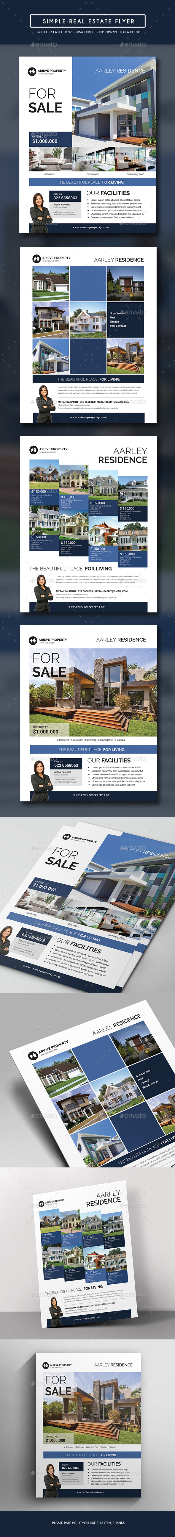 Simple Real Estate Flyer - Corporate Flyers