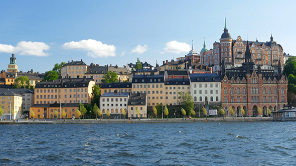 Stockholm Downtown, City Center View, Sweden