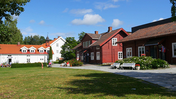 Norwagian Village Farm, Near Oslo, Norway