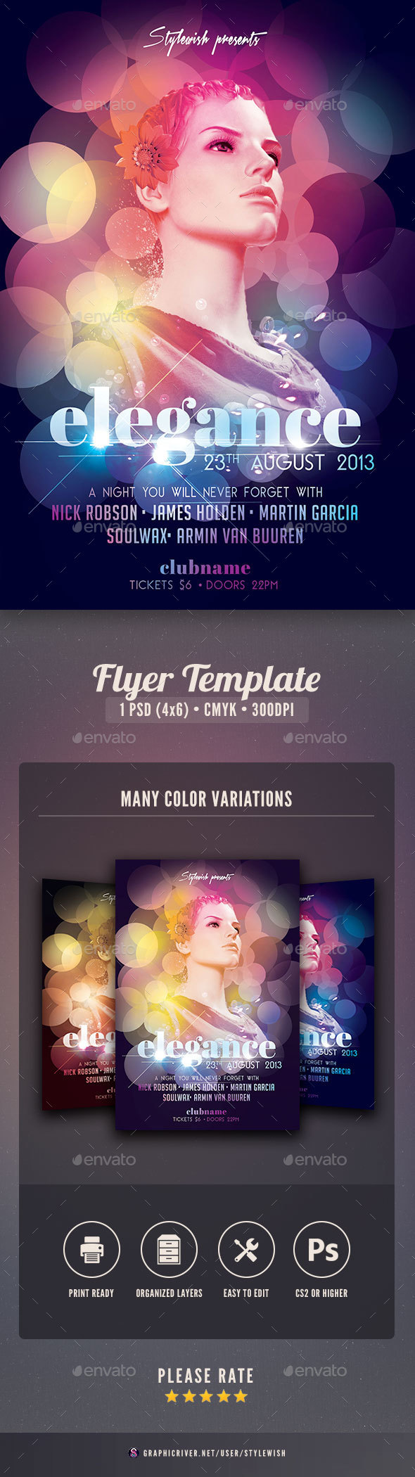 Elegance Flyer - Clubs & Parties Events
