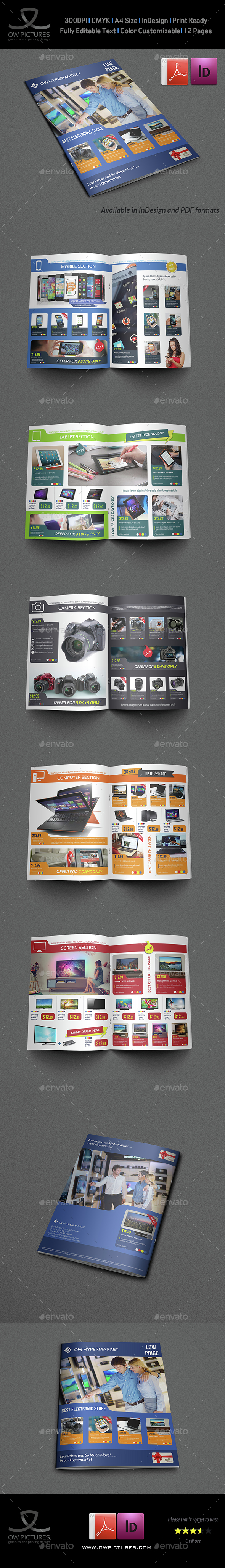 Electronics Products Catalog Brochure - 12 Pages - Catalogs Brochures