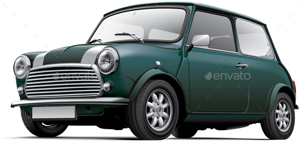 British City Car - Man-made Objects Objects