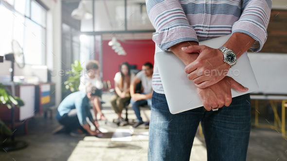 Male graphic designer in office - Stock Photo - Images