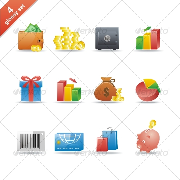 Glossy icon set 4 - Web Icons