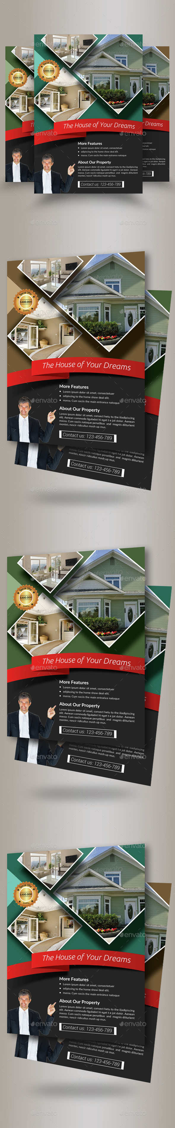 Real Estate Agency PSD Flyer Template - Corporate Flyers