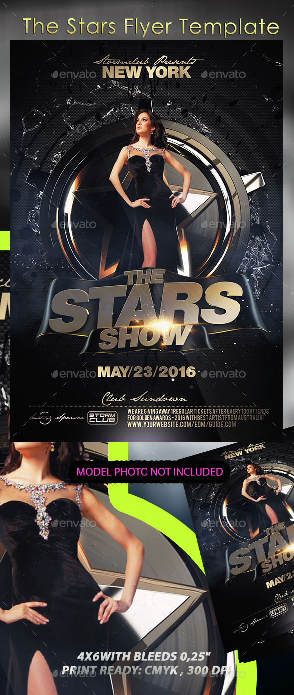 The Stars Flyer Template - Events Flyers
