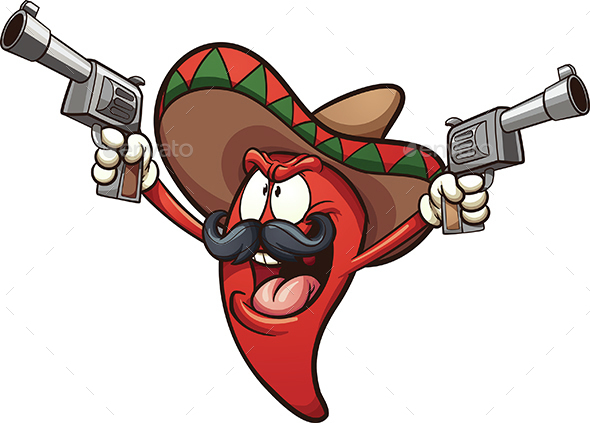 Mexican Chili Pepper - Food Objects