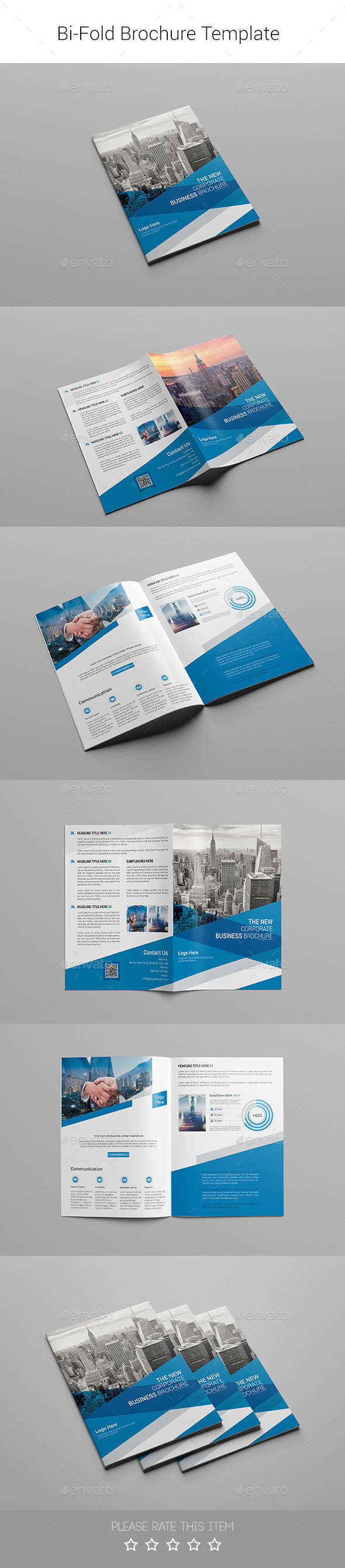 Corporate Bi-fold Brochure-Multipurpose 05 - Corporate Brochures