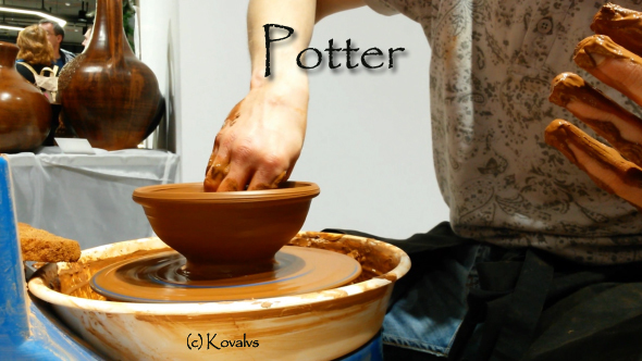Potter works