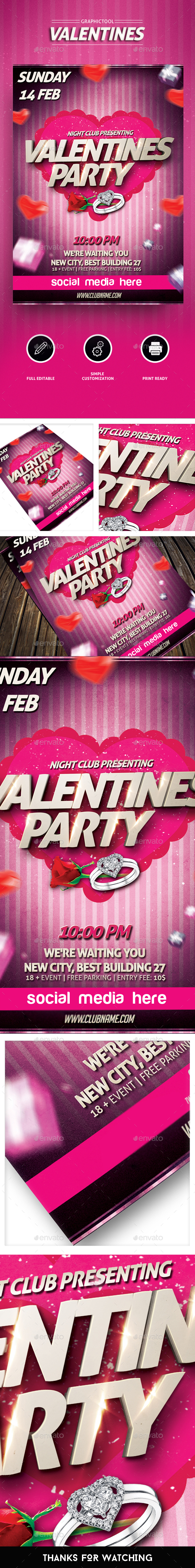 Valentine's Day Flyer/Valentines Poster