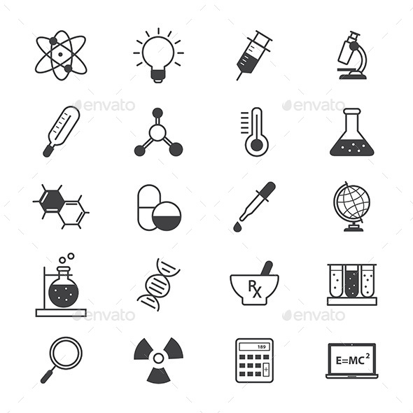 Science and Medical Icons Line - Icons