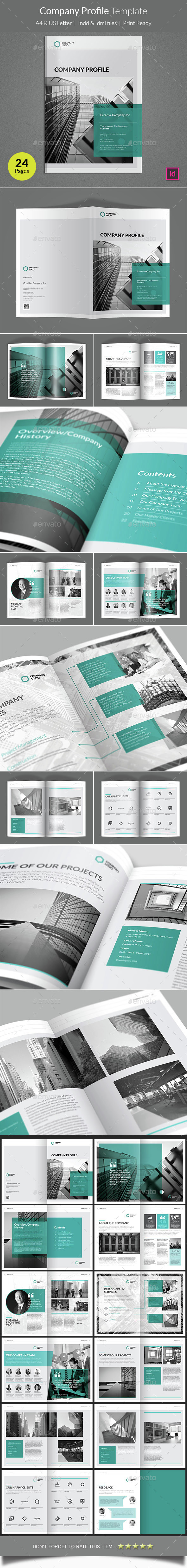 Company Profile Template - Corporate Brochures