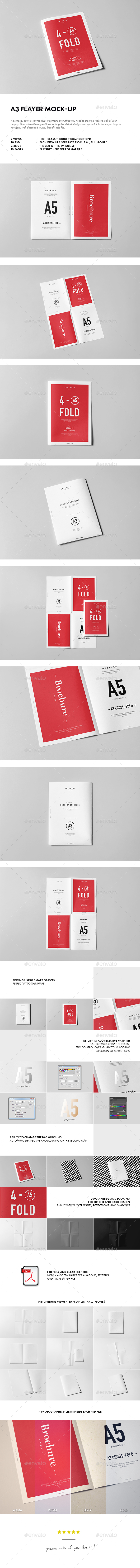 A3 Flyer Mock-up - Flyers Print