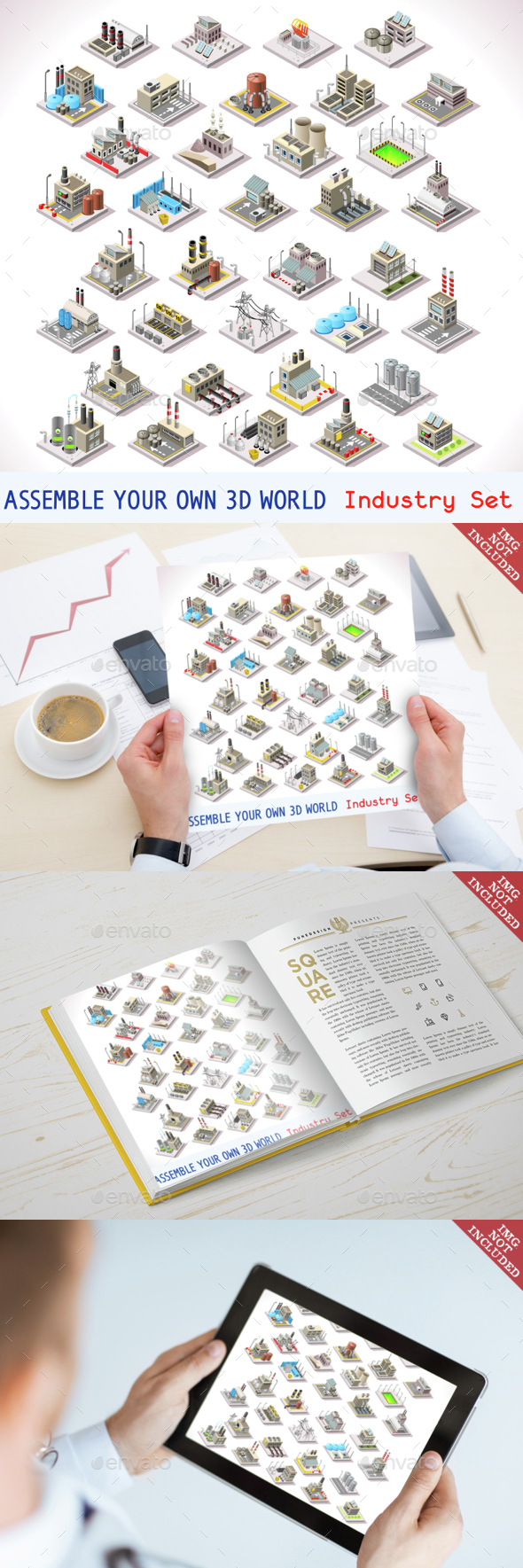 Game Set 05 Building Isometric - Buildings Objects