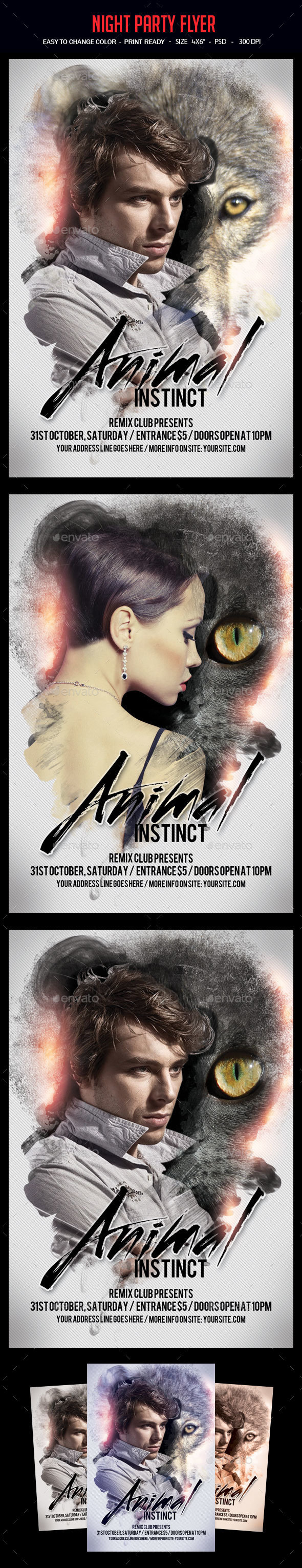 Night Party Flyer - Clubs & Parties Events