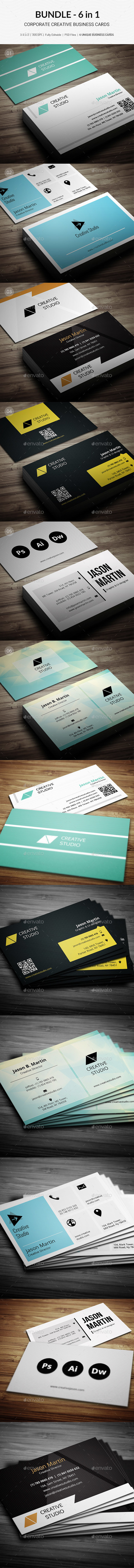 Bundle - Creative Business Cards - B13 - Creative Business Cards
