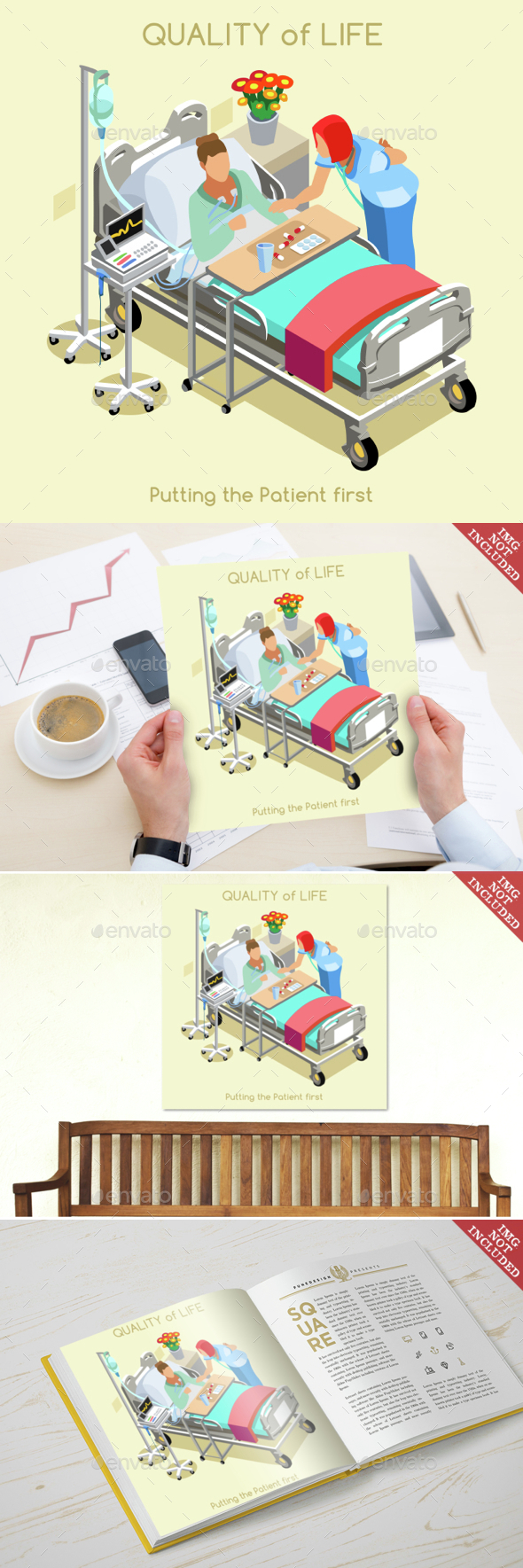 Patient Visit Isometric - Health/Medicine Conceptual