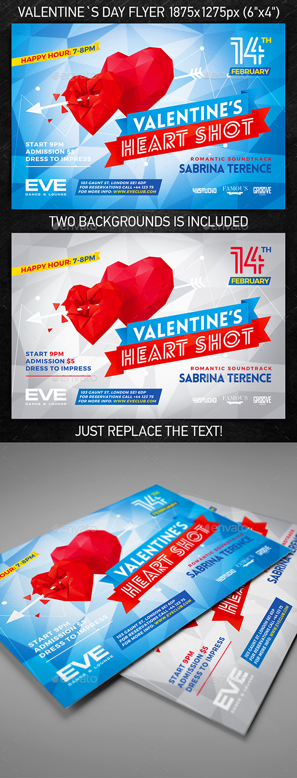 Valentine`s Day Party Flyer vol.3 - Events Flyers