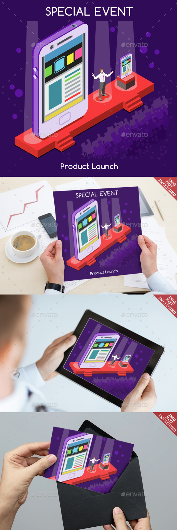 Special Event People Isometric - Concepts Business