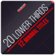 20 Lower Thirds and 12 Titles - VideoHive Item for Sale
