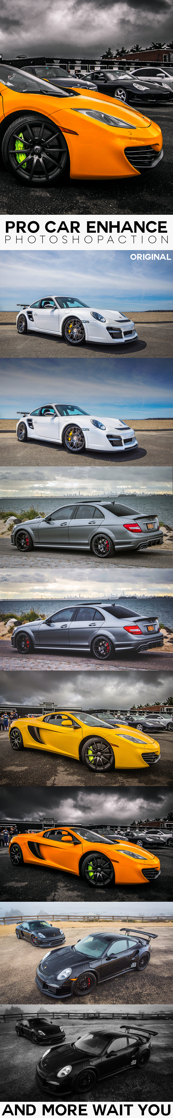 Pro CAR Enhance Photoshop Action - Photo Effects Actions