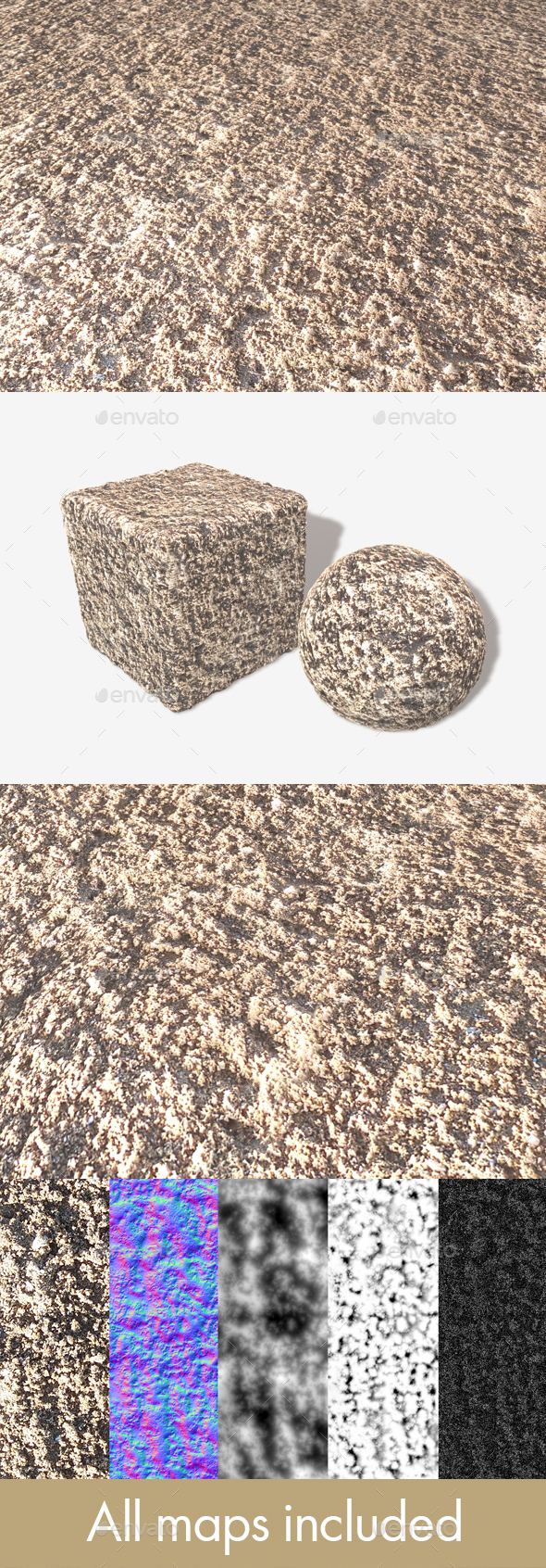 Clumpy Sand Seamless - 3Docean 14856752