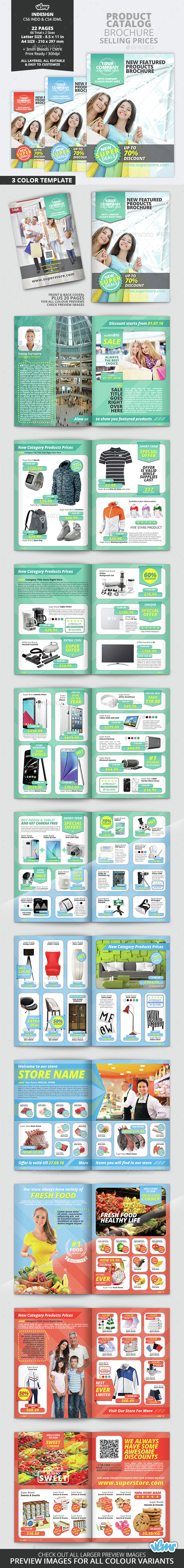 Product Catalog / Brochure Selling Prices Template - Catalogs Brochures