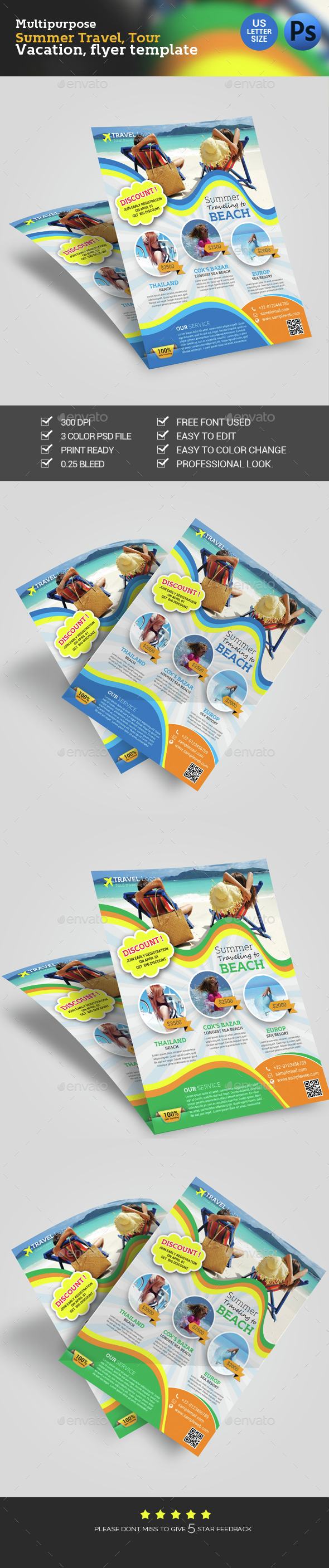 Travel Flyer - Flyers Print Templates