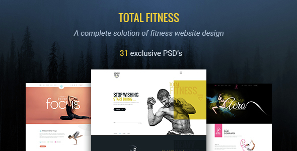 Total Fitness - ThemeForest 14861882
