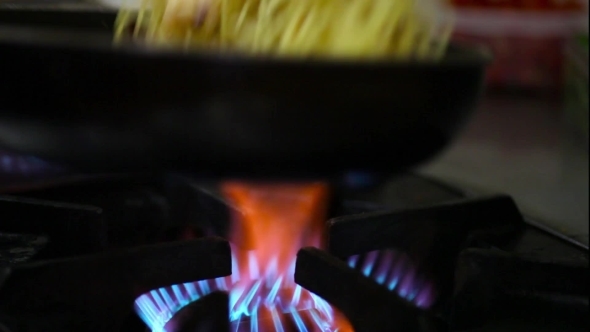 Pasta On Fire