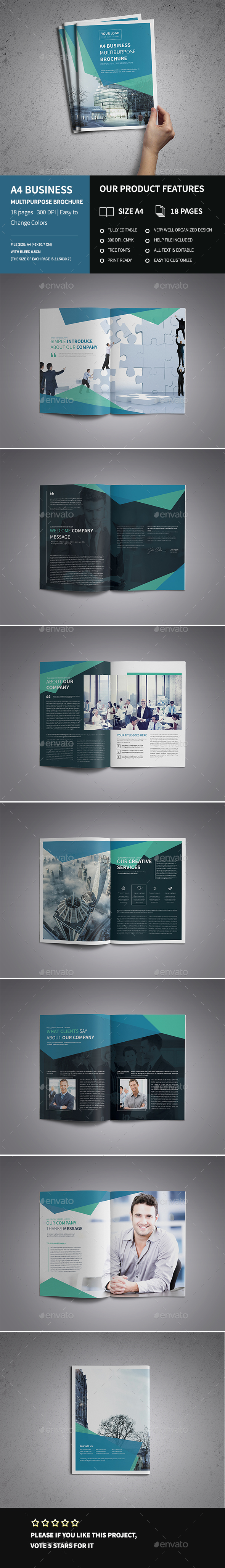 New A4 Corporate Business Brochure - Corporate Brochures