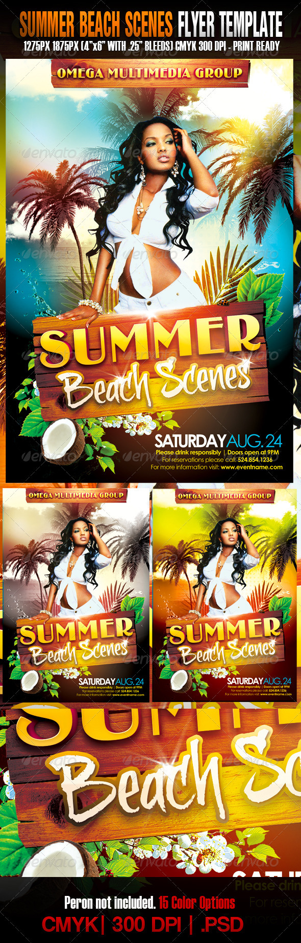The Summer Beach Scenes - Clubs & Parties Events
